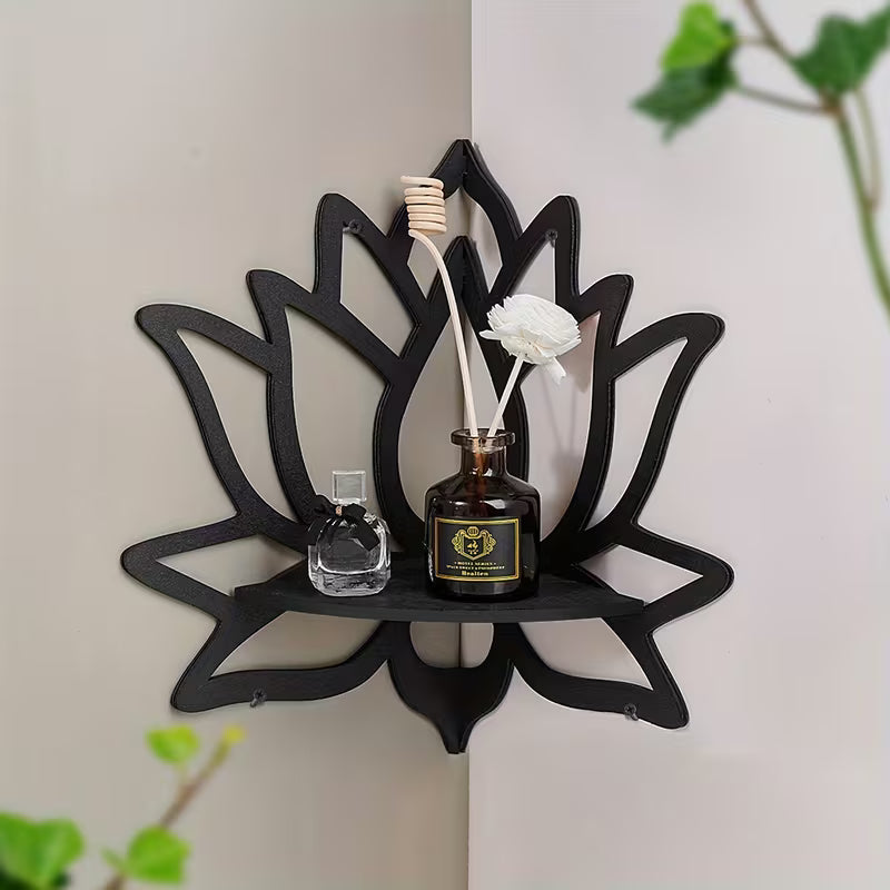 Creative Lotus Wall Corner Cabinet