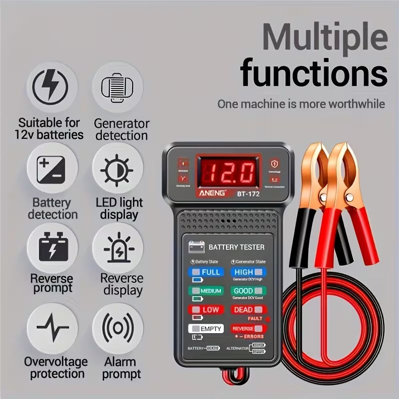Battery Tester with Digital Display