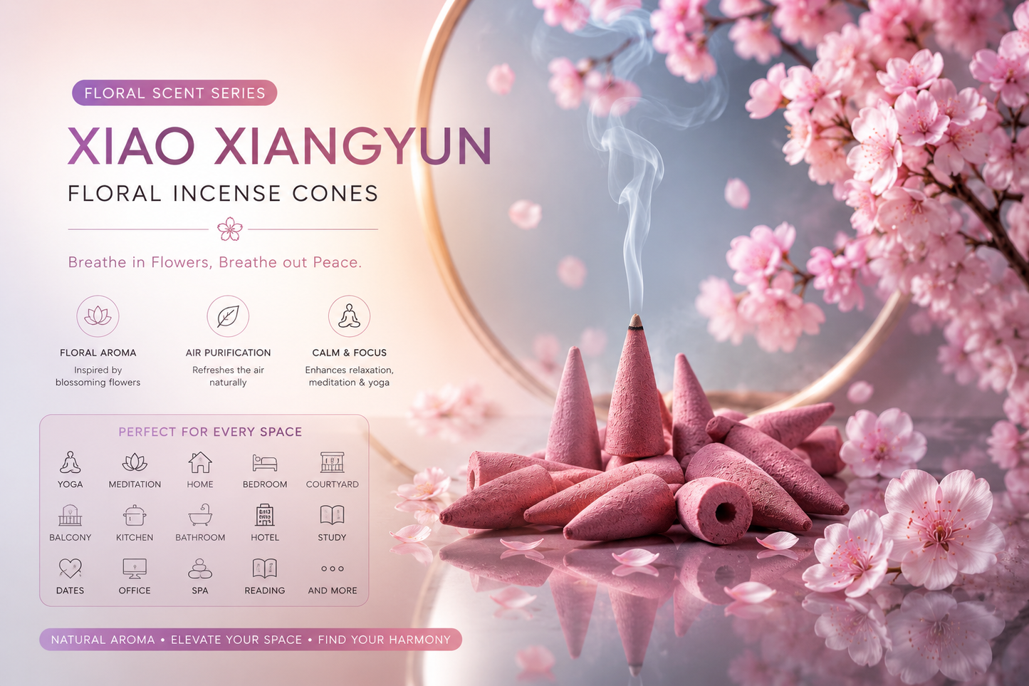 168pcs Pyramid Incense Sticks