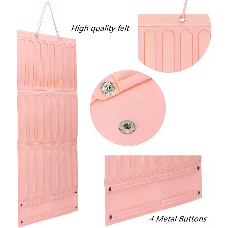 Felt Storage Bag Compatible for Hairpins, Bows, Clips &amp; Headdresses